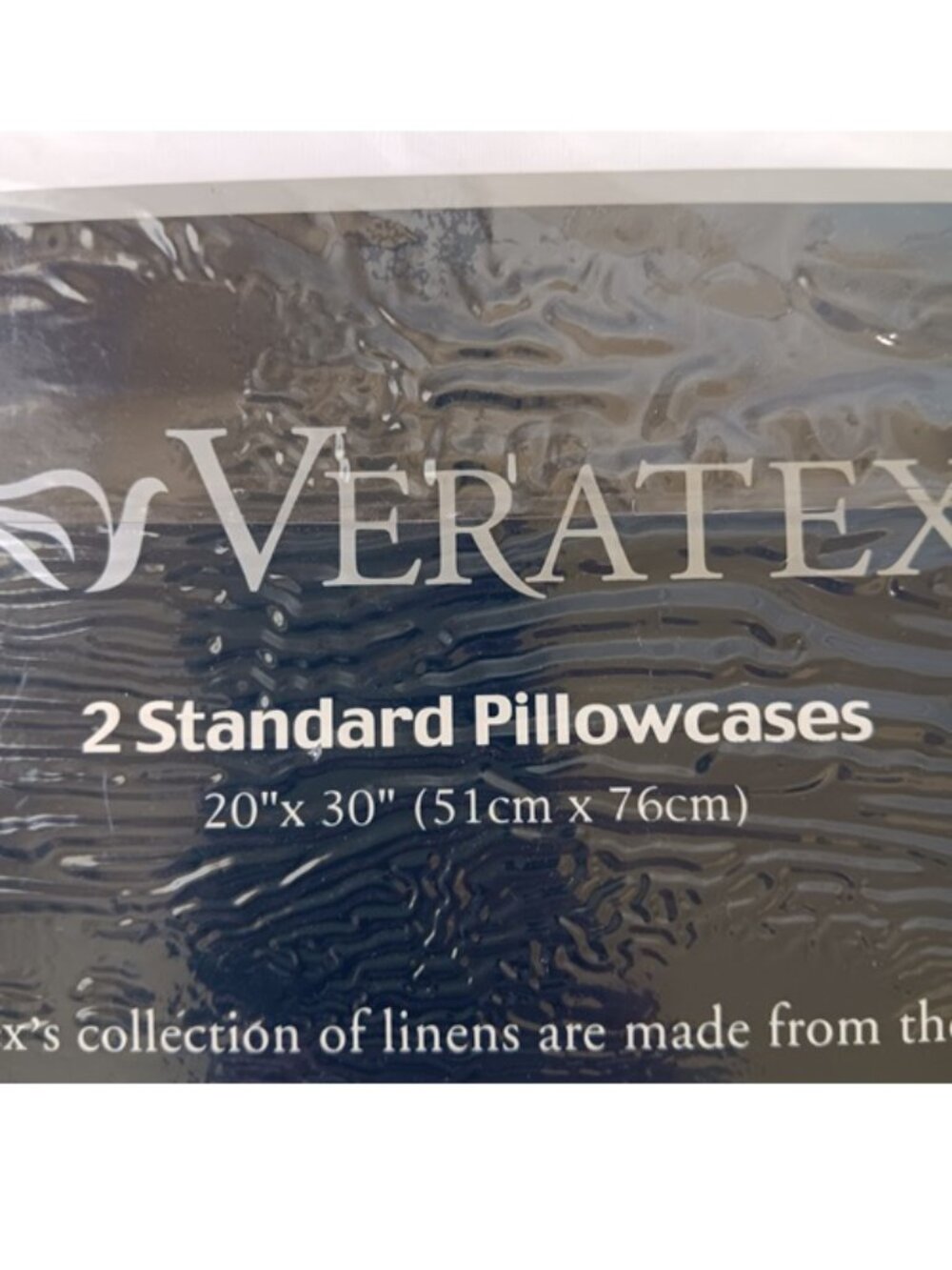 Veratex White Cotton Standard Size Embroidered Lace Detail Pillowcases-Set of 2 - Picture 5 of 6